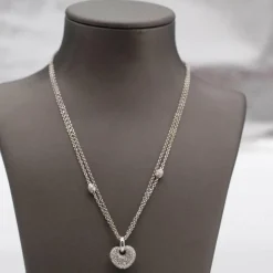 Collier ARIAN PARIS en Or Blanc et Diamants