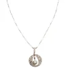 Collier Art Déco en or gris, diamants
