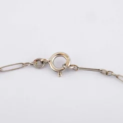 Collier Art Déco en or gris, diamants