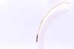 Collier Art Déco en or jaune, argent , perles et diamants