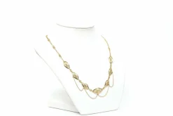Collier Art Déco or jaune