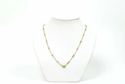 Collier Art Déco or jaune