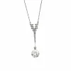 Collier Art Déco Platine et Diamant