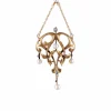 Collier Art Nouveau Perles et Diamants