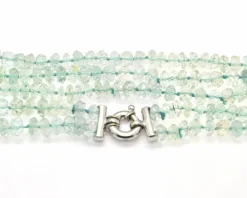 Collier avec aigue-marine