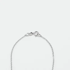 Collier avec pendentif en or gris et diamants