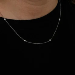 Collier barrette Diamants