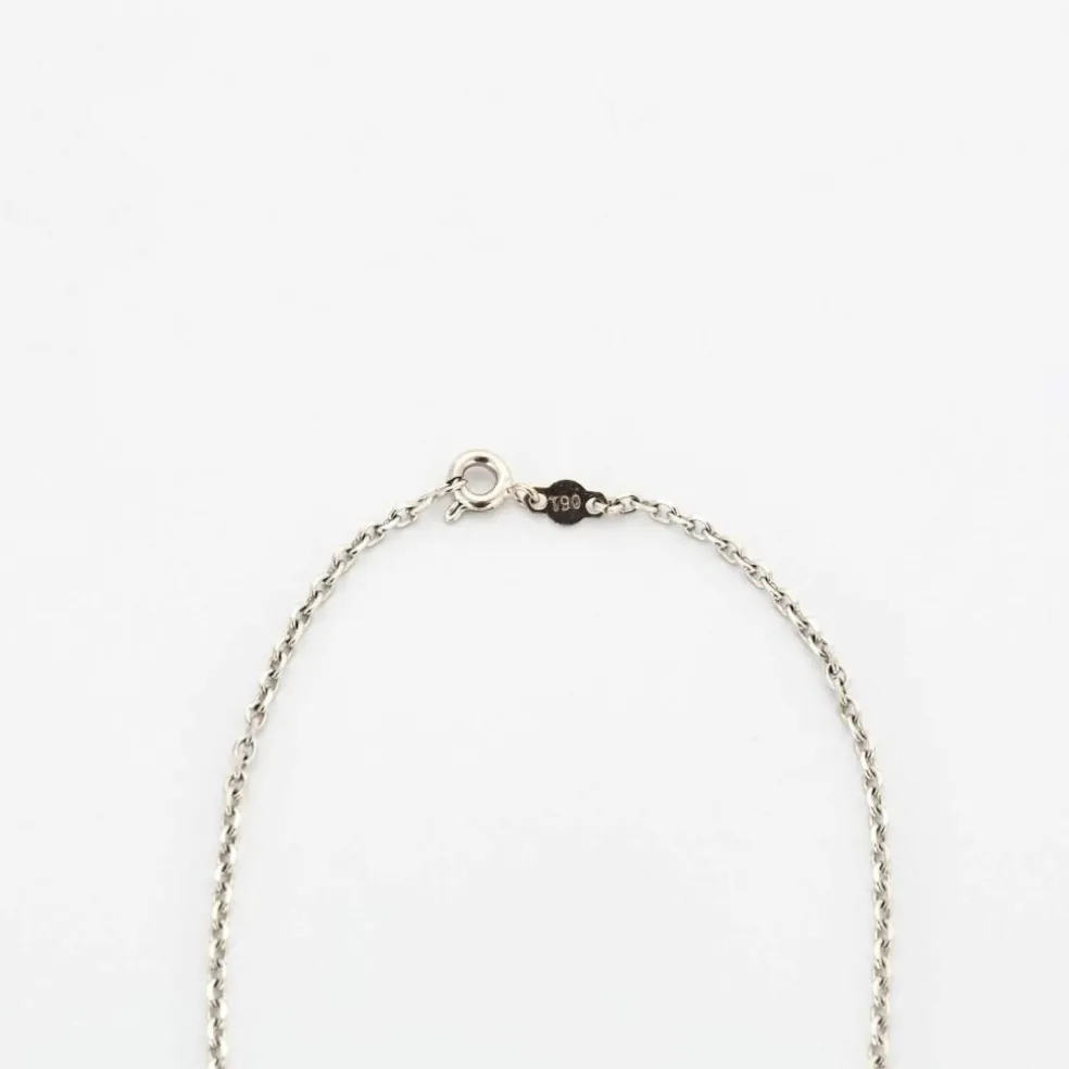 Collier bicolore or rose et blanc, diamants