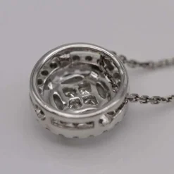 Collier BLANCHE en Or Blanc et Diamants