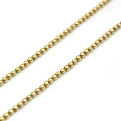 Collier boule or jaune