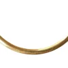 Collier cable en Or Jaune, maille oméga