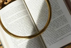 Collier cable en Or Jaune, maille oméga