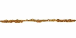 Collier cannetille or, pierres citrines