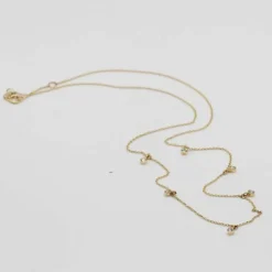 Collier CELIA en or jaune 18 carats avec diamants