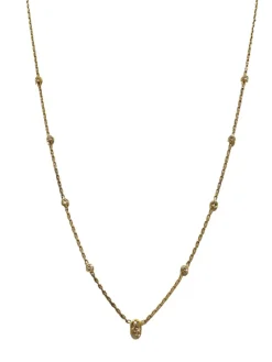 Collier chaine, diamants