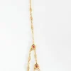 Collier chaine filigrane or jaune