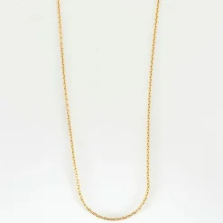 Collier chaine forçat or jaune