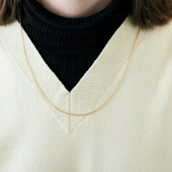 Collier chaine forçat or jaune