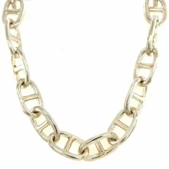 Collier chaine maille marine argent