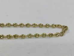 Collier Chaine Or jaune Grain De Café
