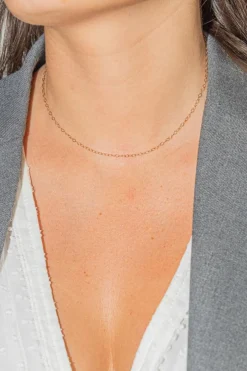 Collier Chaine Or rose