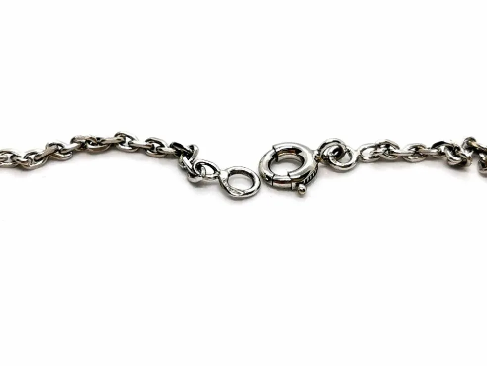 Collier Chaîne + pendentif Or blanc Diamant