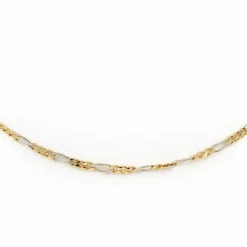 Collier Chaîne Or jaune, Or blanc