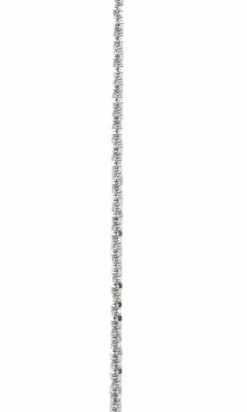 Collier Chaîne Torsade Or blanc