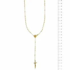 Collier chapelet en or jaune