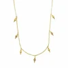 Collier charms émaillés