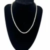 Collier Choker 91 Perles De Culture 41 Cm Fermoir or 18K