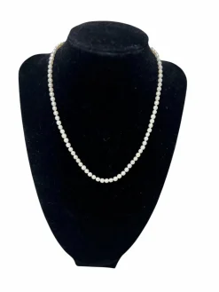 Collier Choker 91 Perles De Culture 41 Cm Fermoir or 18K