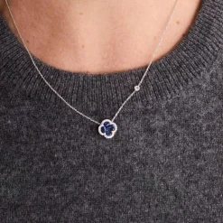 Collier Cléopâtre Saphir