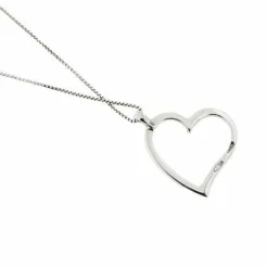 Collier coeur et diamant