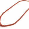 Collier corail Aka et Sardaigne avec fermeture dorée