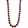 Collier cornaline
