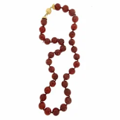 Collier cornaline