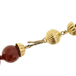 Collier cornaline