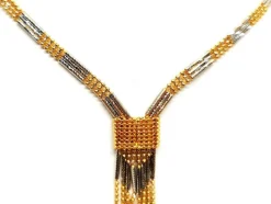 Collier Cravate Or jaune, Or blanc