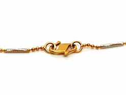 Collier Cravate Or jaune, Or blanc
