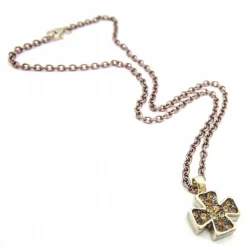 Collier Croix de Citrines