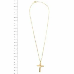 Collier croix et diamant