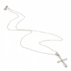 Collier CRUX en or blanc avec diamants