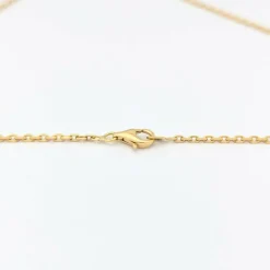 Collier cœur en or jaune