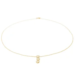 Collier Cœur Or jaune Diamant