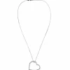Collier D'Amour or blanc diamants