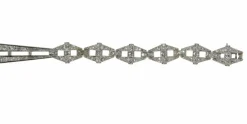 Collier de chien diamants Art Déco