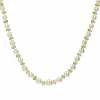 Collier de perles de culture et de perles de péridot