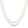Collier de perles de culture double rang