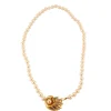 Collier de perles de culture or